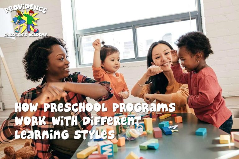 Diverse Learning Styles Fostered in Preschool Programs